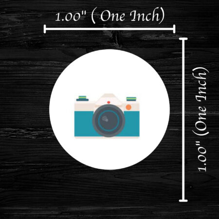 Travel Circle Stickers | 63 Stickers per sheet | 1.0" Circles | Great for decorating your envelopes, postcards, and stationery paper!